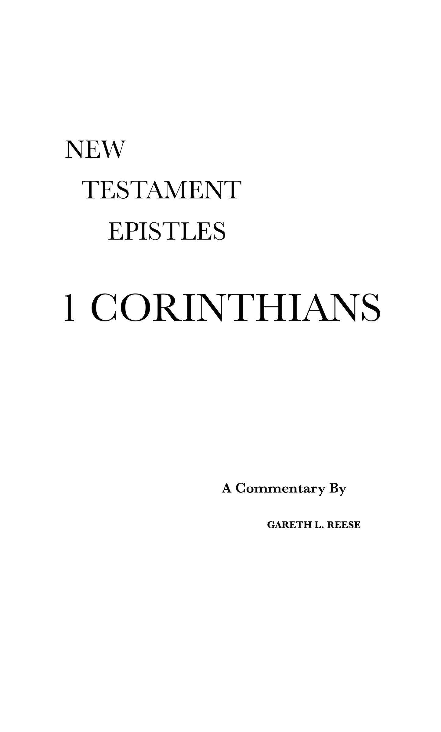 1 Corinthians