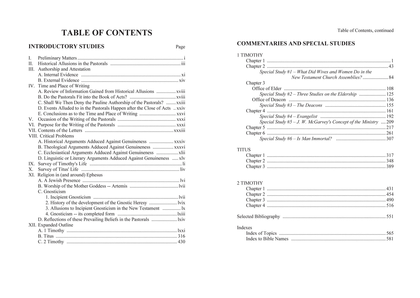 1 & 2 Timothy and Titus