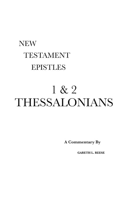 1 & 2 Thessalonians